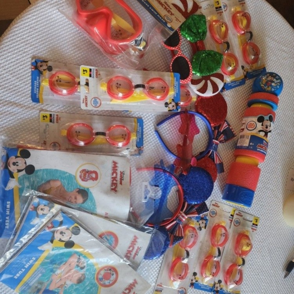 Disney Mickey Mouse Party Favors - Red, Blue, and Green